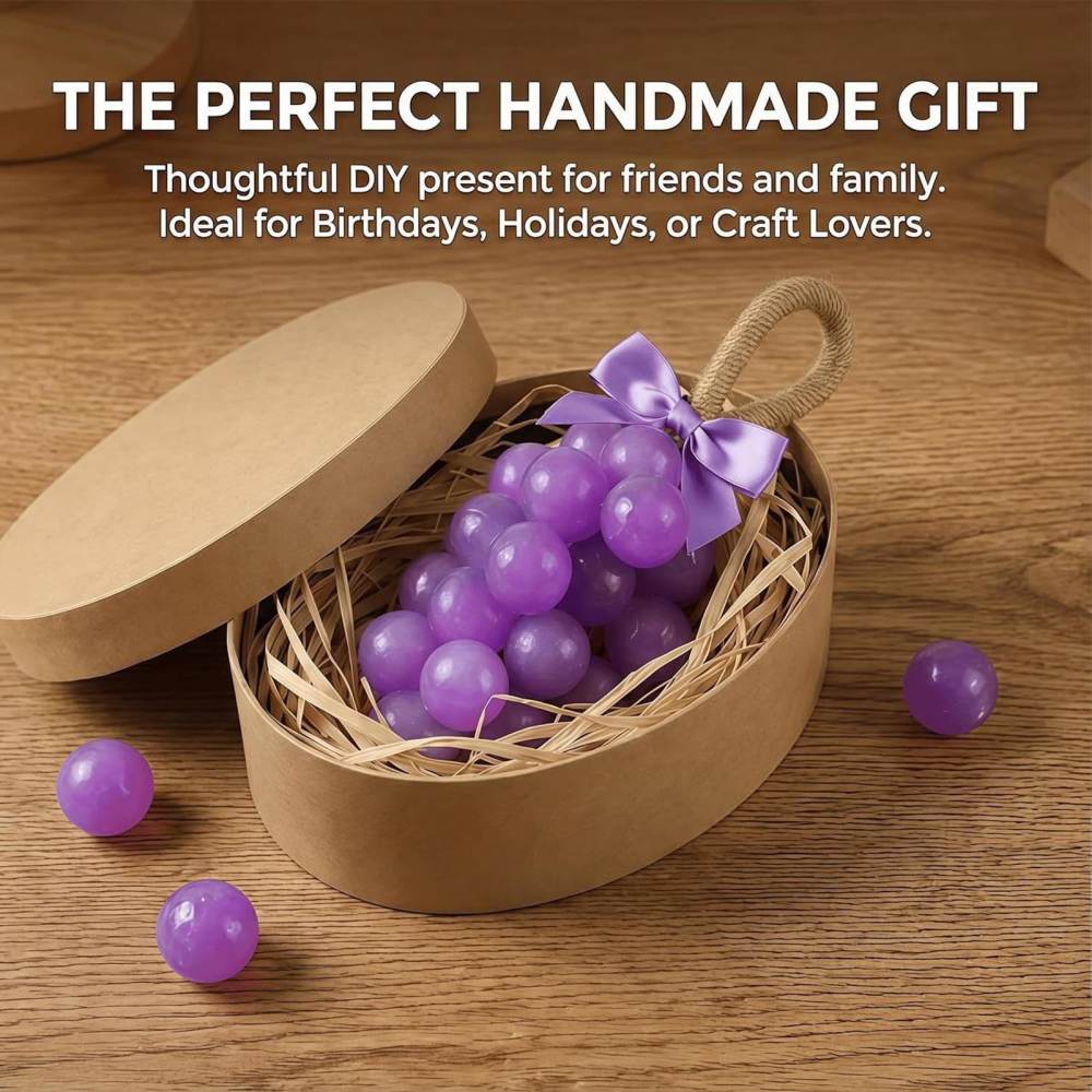 Soap Making Gifts - Grape Silicone Soap Mold DIY Fruit