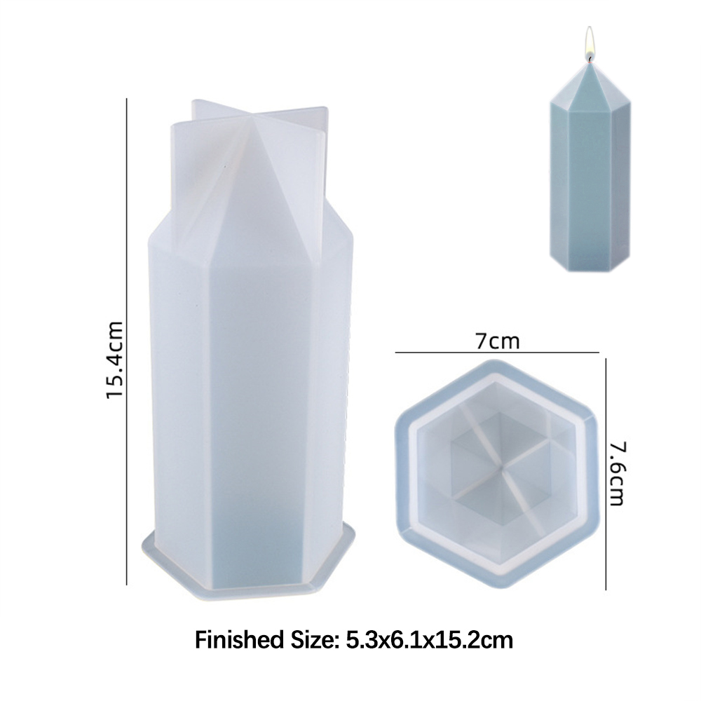 3D Hexagonal Column Candle Mol - Soap Making Kit For Beginners recension och pris