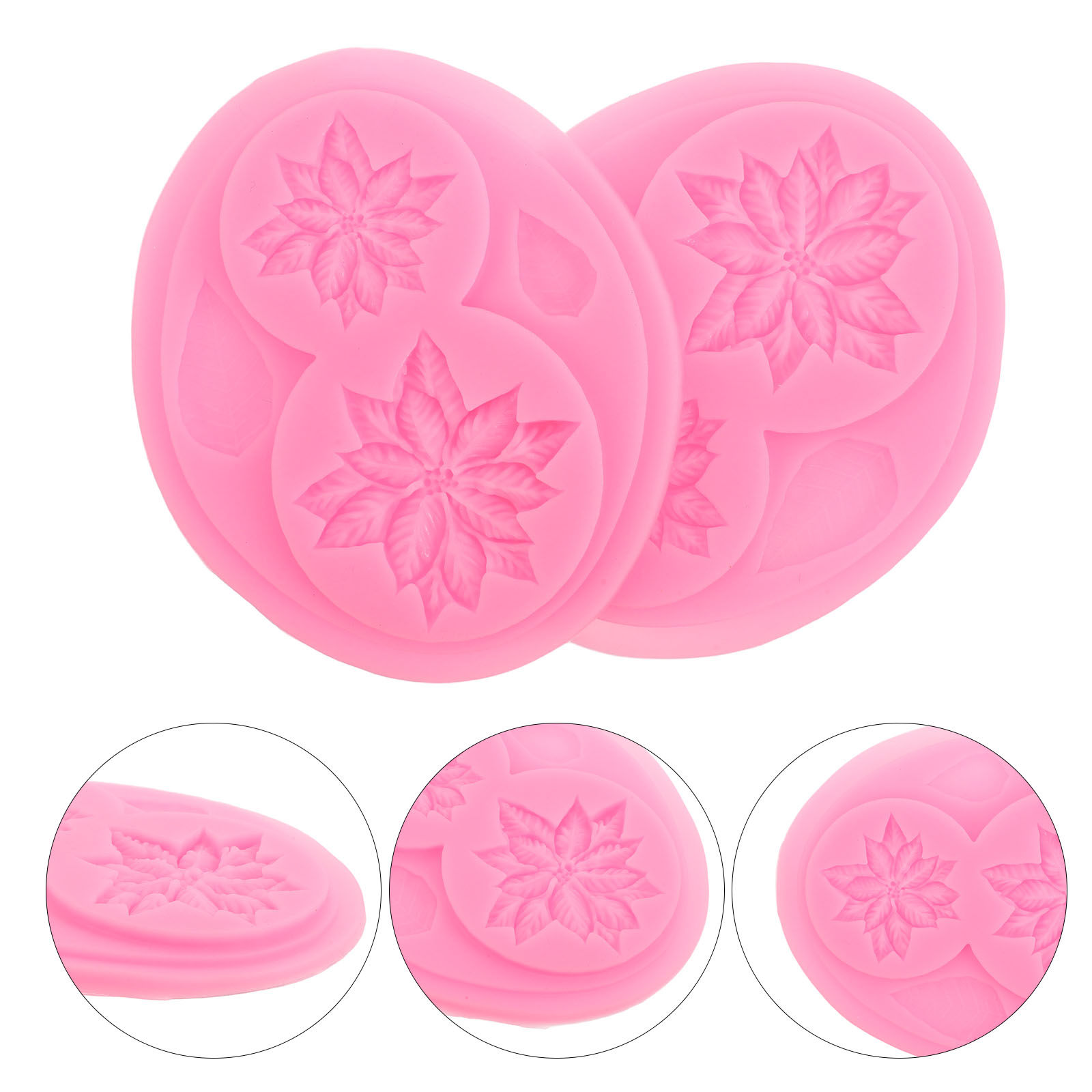2Pcs Floral Silicone Molds for - Soap Making Ins recension och pris