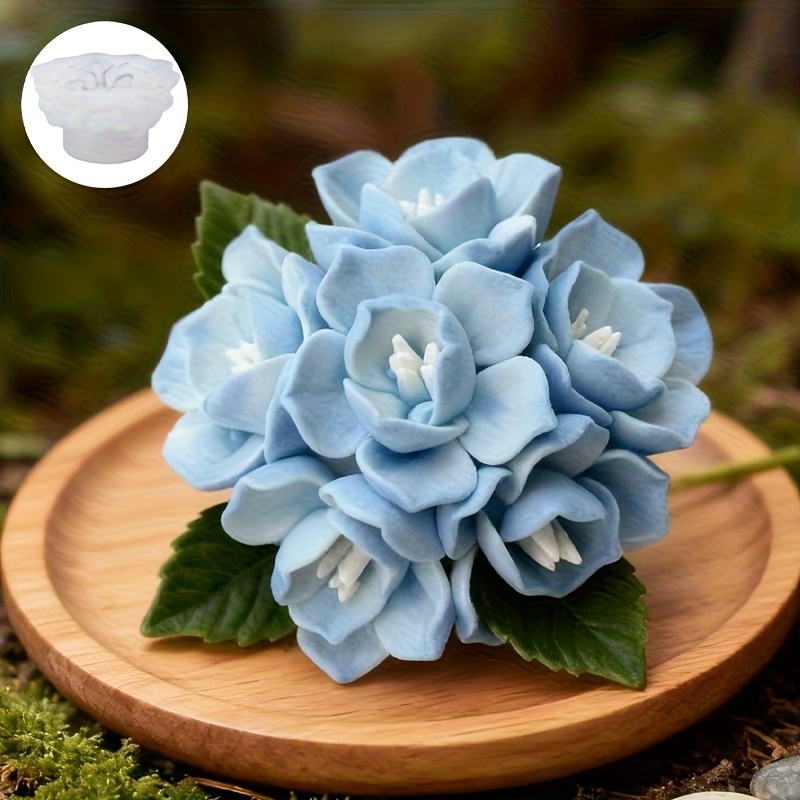 1 Hydrangea Candle Silicone Mo - Soap Making Instructions recension och pris