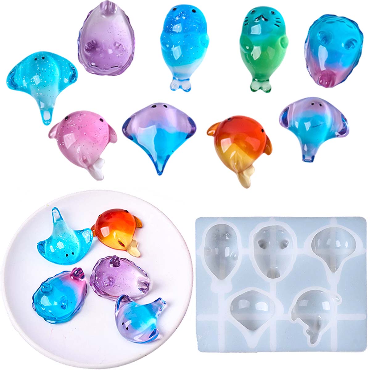 3D Healing Kawaii Manta Ray Wh - Soap Making Gifts recension och pris