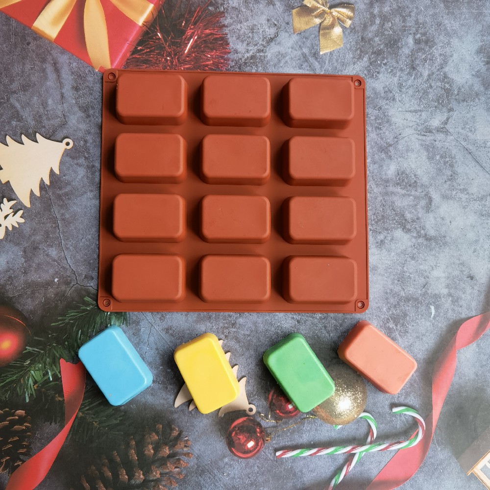 12 Cavity Square Silicone Soap - Soap Making Kit For Beginners recension och pris